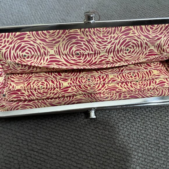 HOBO International Lauren Clutch Leather Wallet - BROWN - Picture 5 of 9